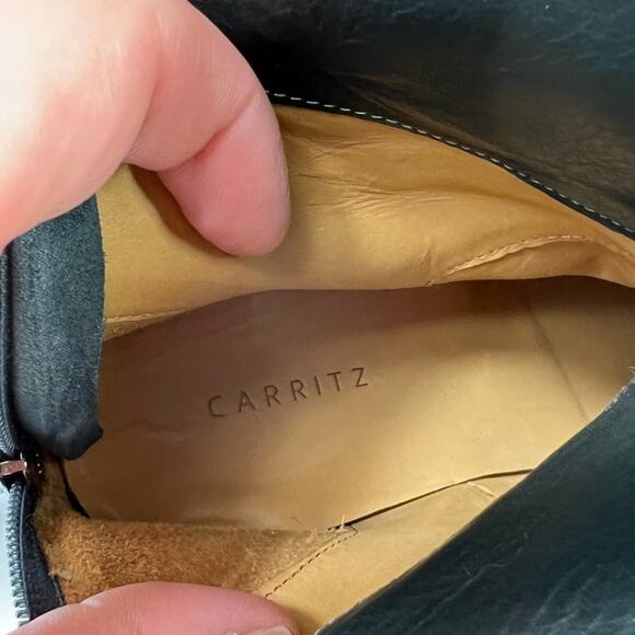 Carritz Bracelet Saddle Stitch Suede Boots Size 36 - Picture 11 of 11